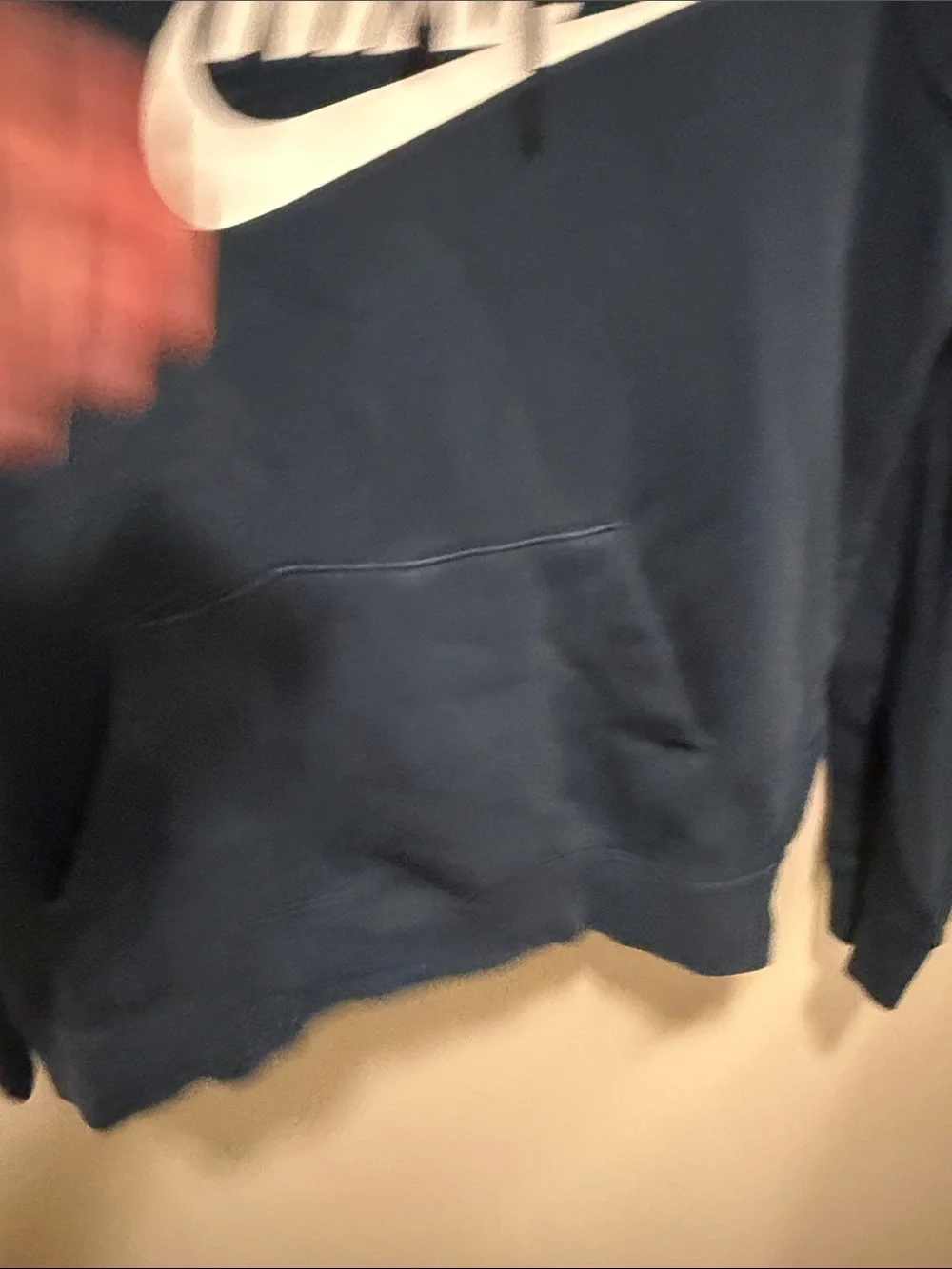 Nike Teal Blue Pullover Hoodie with White Swoosh